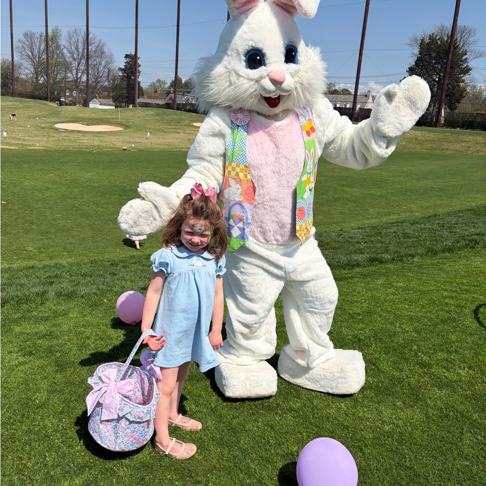 The Beaufort Bonnet Company Light Blue Easter Bunny Dress - Picture 5 of 5